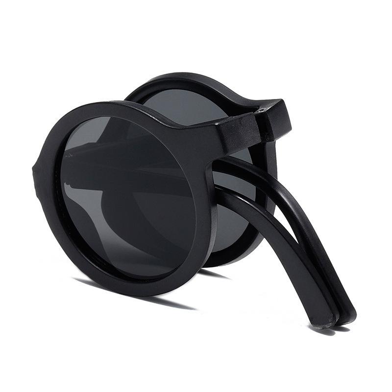 Children'S Sunglasses Foldable Sunglasses Boys Summer Uv Protection Girls Sunscreen Glasses Baby Sunscreen Tide