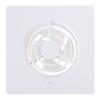 Intake Fume Extractor Blower 4W Mini Duct Fan 3'' 75mm 3 Speed Adjustable Air Extractor Exhaust Ventilation for Bathroom