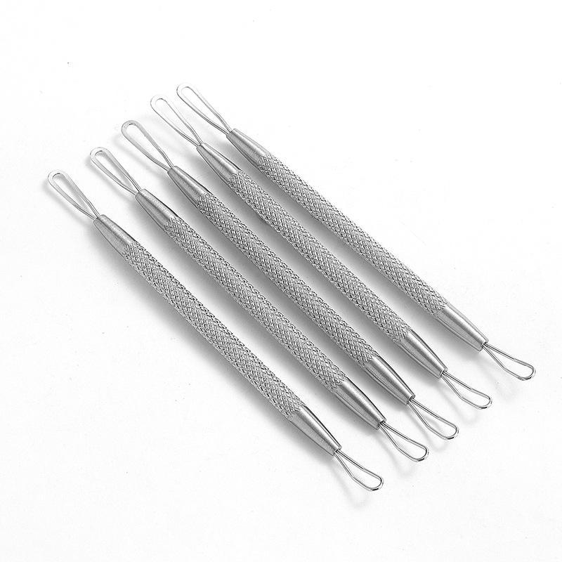 Stainless Steel Double-Headed Acne Extractor & Blackhead Remover Tool