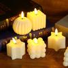 Warm Light LED Candle White Atmosphere Candle Light Creative Electronic Candle  Cafe