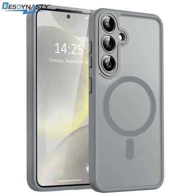 Matte Translucent Magnetic Wireless Charge Case for Samsung Galaxy S26 ULTRA S25 Plus A56 A16 A36 A26 For Magsafe Cover