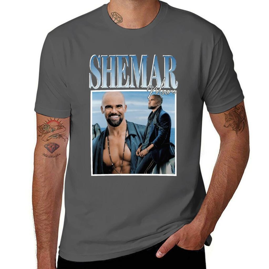 Shemar Moore Tshirt Antifade Casual Tee Shirt