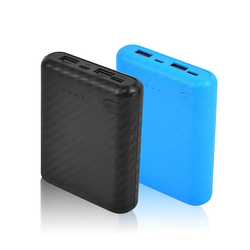DIY 4x18650 Battery Case Charger Outer Plastic Shells Power Bank Shells Portable External Boxes Without Batteries