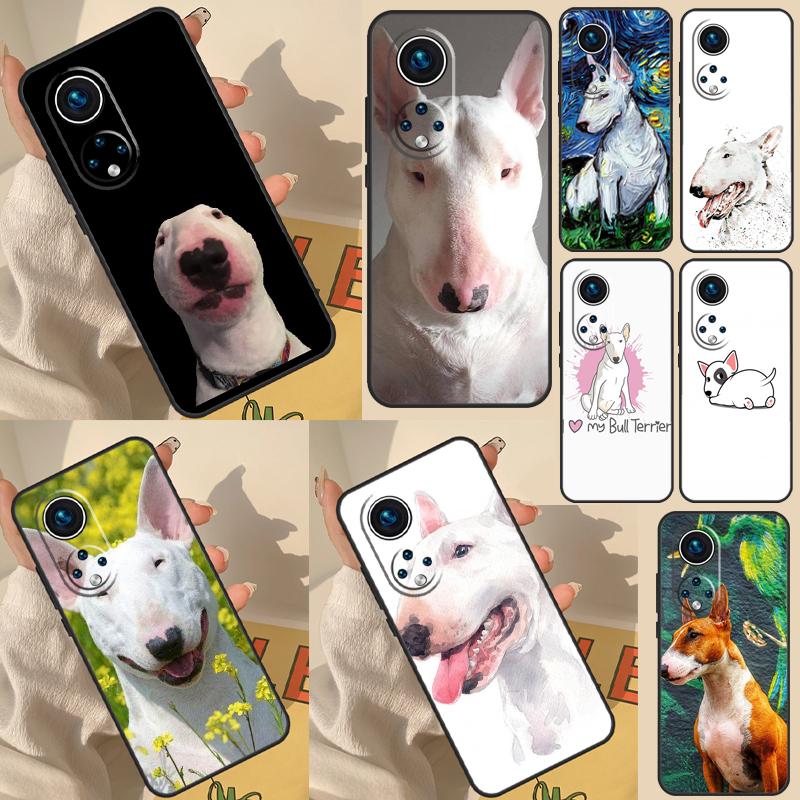 Bullterrier Bull Terrier Dog Case For Huawei Honor X8a X8 X7 X9a 50 70 90 Magic5 Lite P40 P20 P30 P60 Pro P Smart Cover
