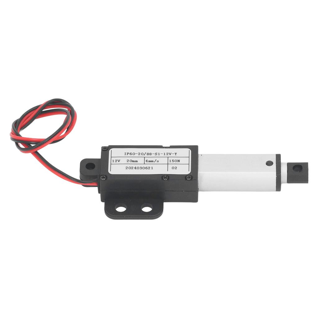Electric Linear Actuator 20mm Stroke 150N IPX4 Linear Actuator Motor for Home Automation Lifting Wor