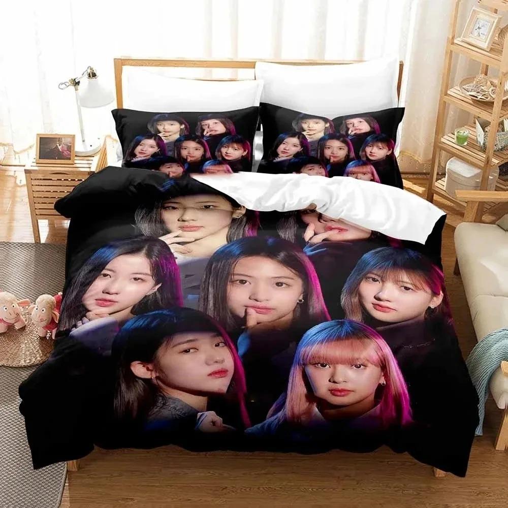 Kpop Babymonster Bedding Set Duvet Cover Bed Set Quilt Cover Pillowcase Comforter King Queen Size Boys Adult Bedding Set