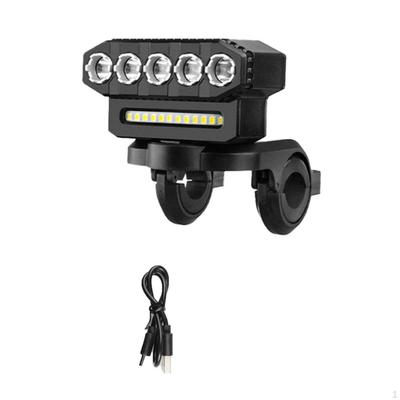 LED-Fahrlicht Hohe Helligkeit Fahrrad Leistungsanzeige Zyklus-Scheinwerfer für Mountainbiker,