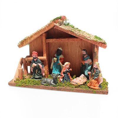 Nascimento de Jesus manjedoura sala Jesus decorações decorações de Natal figuras religiosas Igreja