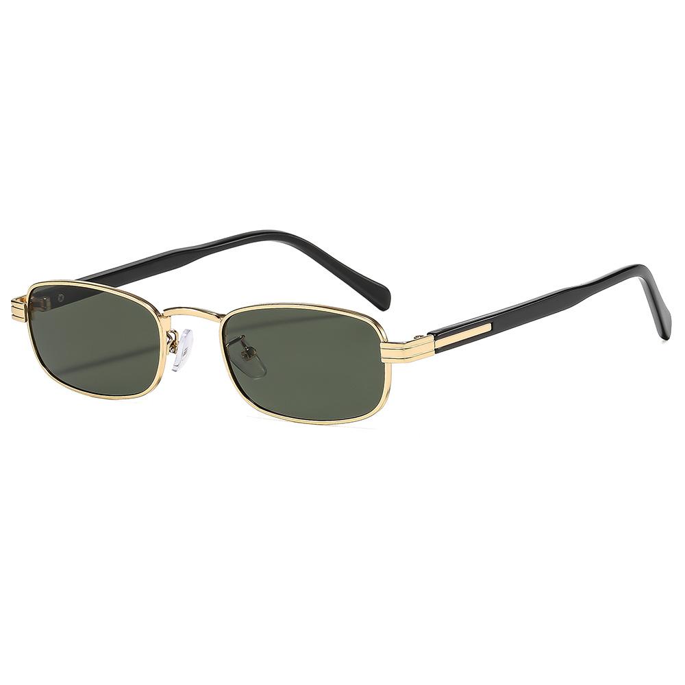 New Luxurious Rectangle Sunglasses Women Vintage High Quality Designer Square Sun Glasses Men Shades Female Eyewear