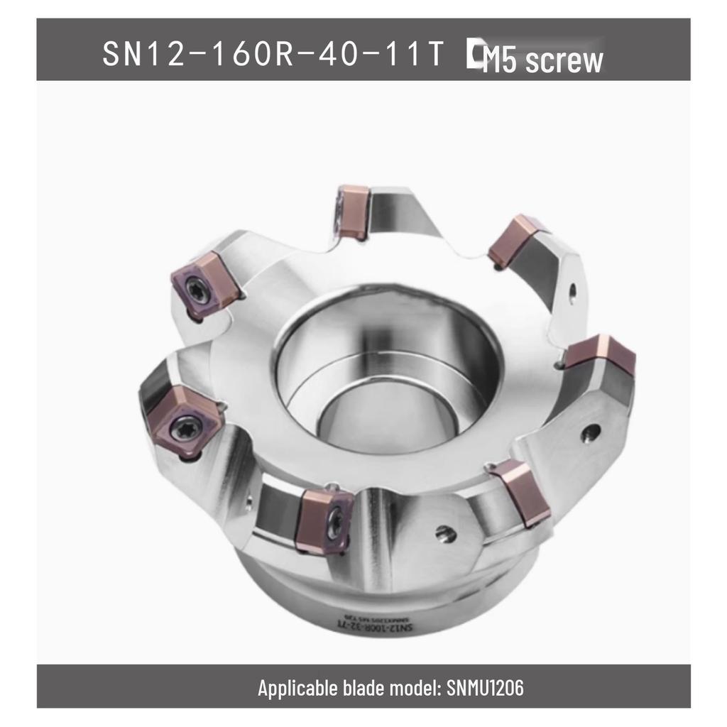 Face Mill Cutter Head: SNMU1206XTN, SNMX1205 AN, SNEU1206ZNEN (45°, 75°, 88°)