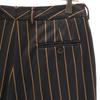 ALBERTO BIANI made in Italy Gestreiftes Muster Knöchellange Hose 42 Anthrazitgrau Damen Gebraucht