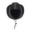 Cowboy Hat Women Men Western Adult Sun Hat Non-woven Fabric Cowgirl Hat Festival Theme Party Hat Fashion Accessory