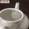 70ML Ink Painting Zhiye Roasting Short Pear Teapot Boutique Tea Infuser Pot Tea Soaking Kettle With Strainer Chinese Tea Set