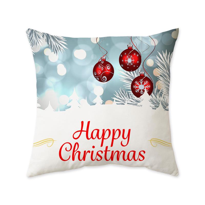 Christmas Series Decorative Cushion Pillow Ins Style Fashionable Sofa Living Room Bedside Cushion Pillow Cover
