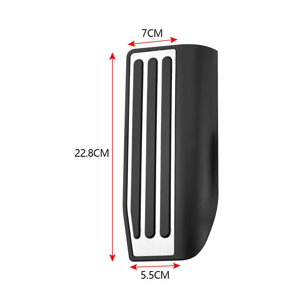 Gas Brom Fotstöd Pedalkåpa för Land Rover Range Rover Evoque 2012-2022 Discovery Sport Jaguar XE (X760) XF (X260)2016-2019
