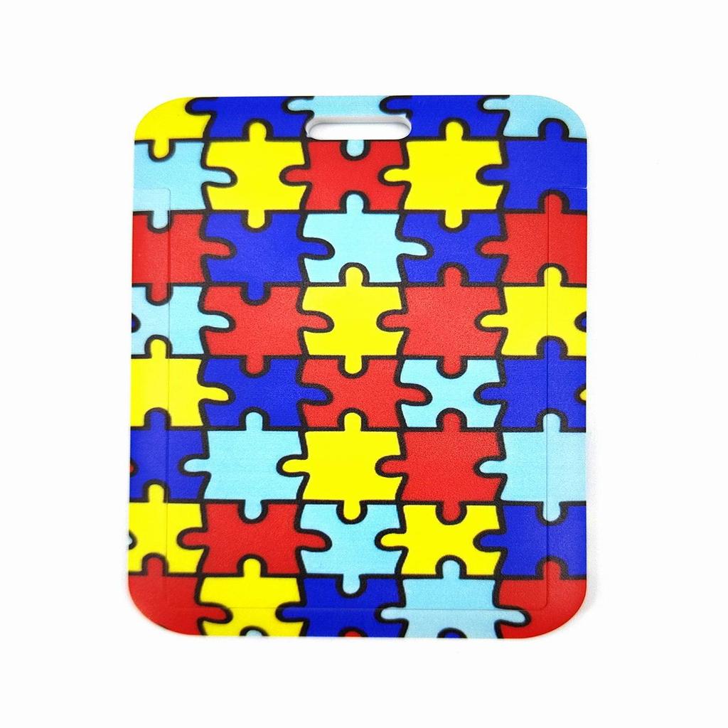 Multipurpose Sturdy Ribbon Materials Autism Anime Lanyard with Badge Holder Accessory for Cards and Keychain Use