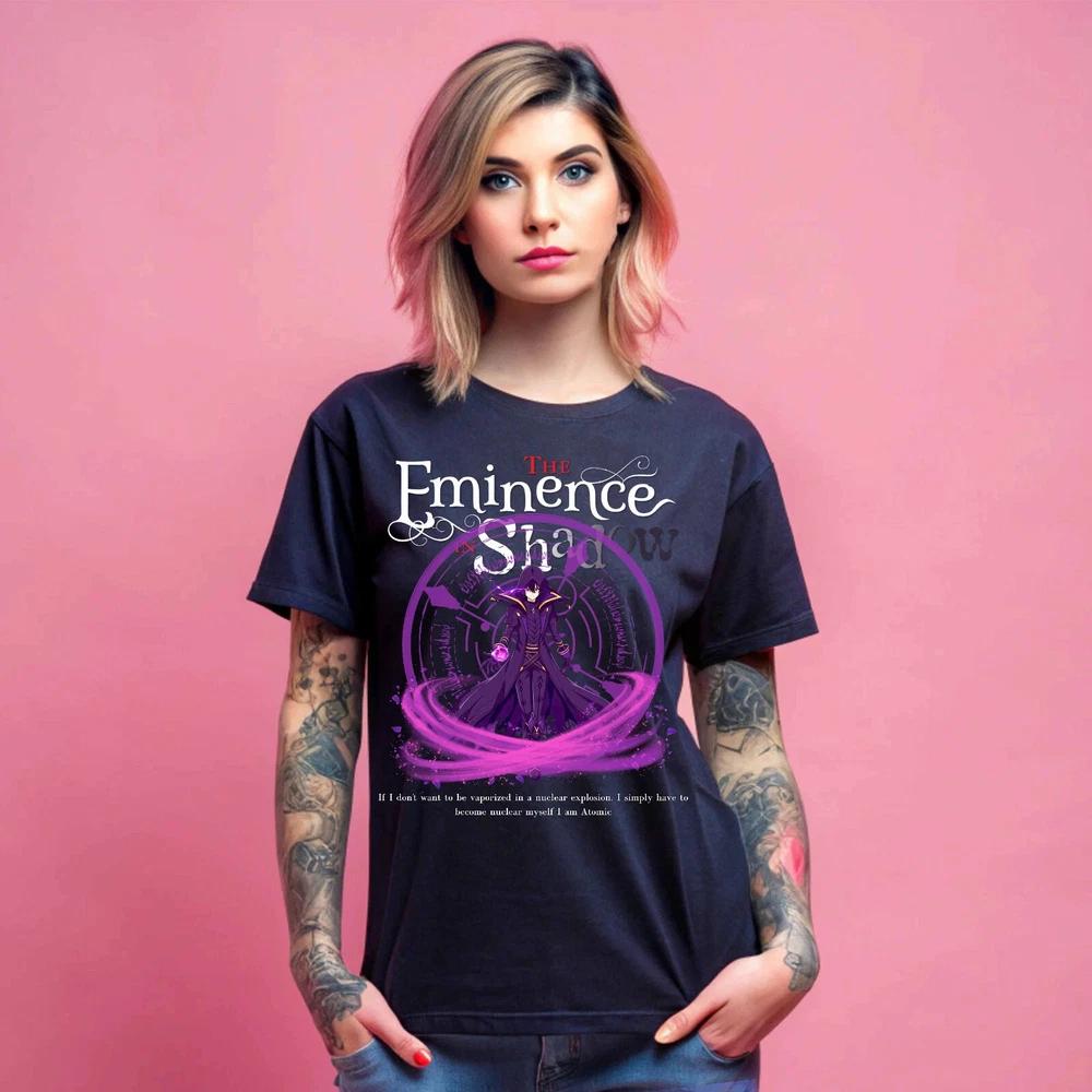 Anime The Eminence In Shadow Black T Shirt S