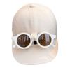 Removable Glasses Baby Spring and Summer New Short-brimmed Sun Protection Baseball Cap for Boys and Girls Trendy Sun Protection Casual Baseball Cap