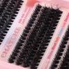 216 Clusters Of Dense Curled D-Curl Single Clusters Of False Eyelashes 10-16Mmdiy Segmented Grafting Of Natural Hair