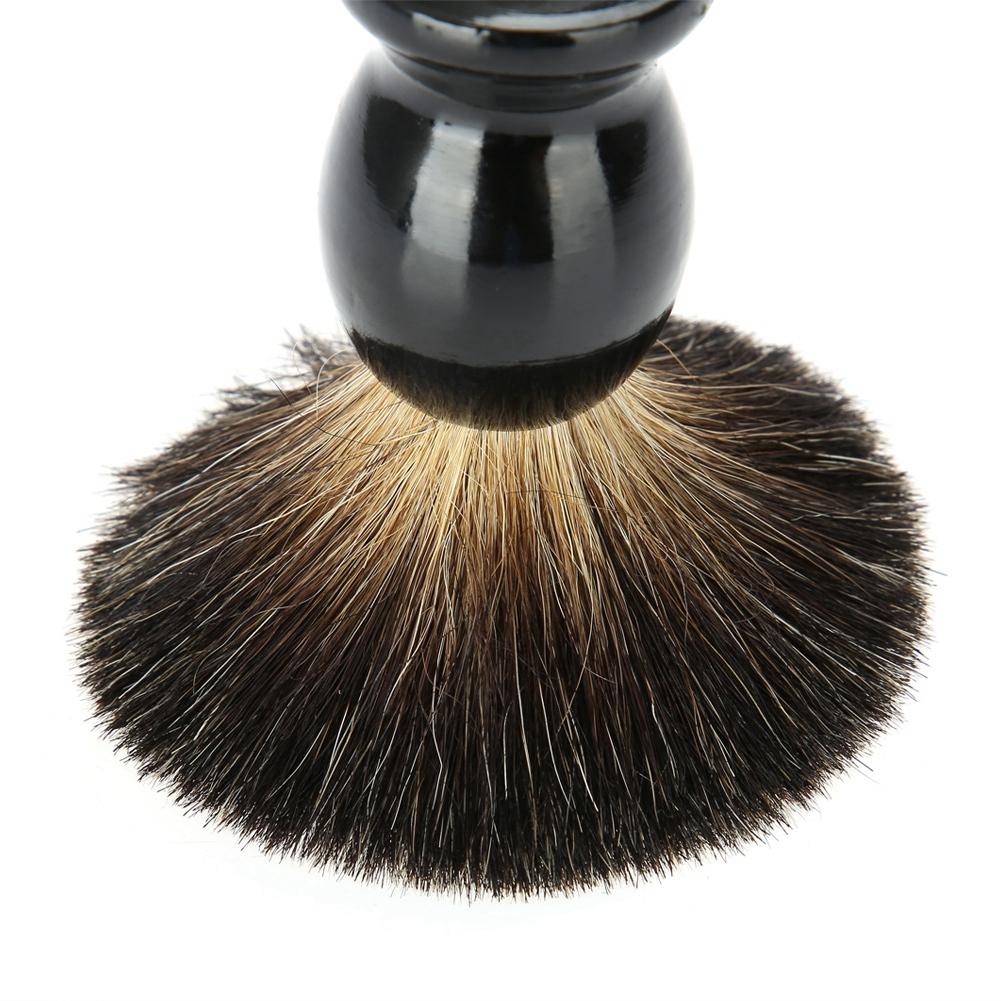 Portable Men Wood Handle Beard Shaving Brush Barber Salon Tool