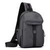 Men's locomotive bag, chest bag, messenger bag, anti-splashing multi-functional backpack, trend anti-splashing