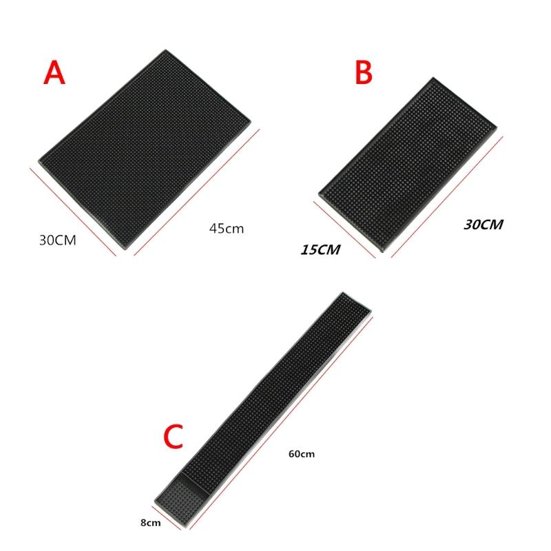 Bar Mat Non-Slip Bar Service Spill Mat Bar Table Mat Restaurant Kitchen Counter Bar Pad Anti-Skid Heat Resistant Drain
