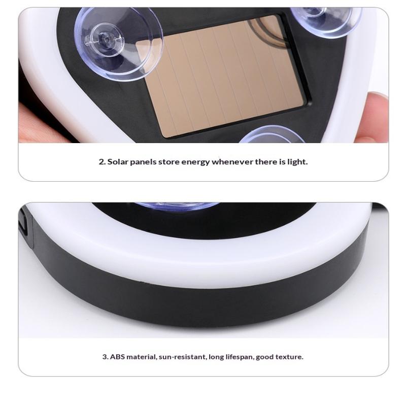 Universal Solar LED Heart Car Light 1Pc Neon Window Decoration Perfect Gift
