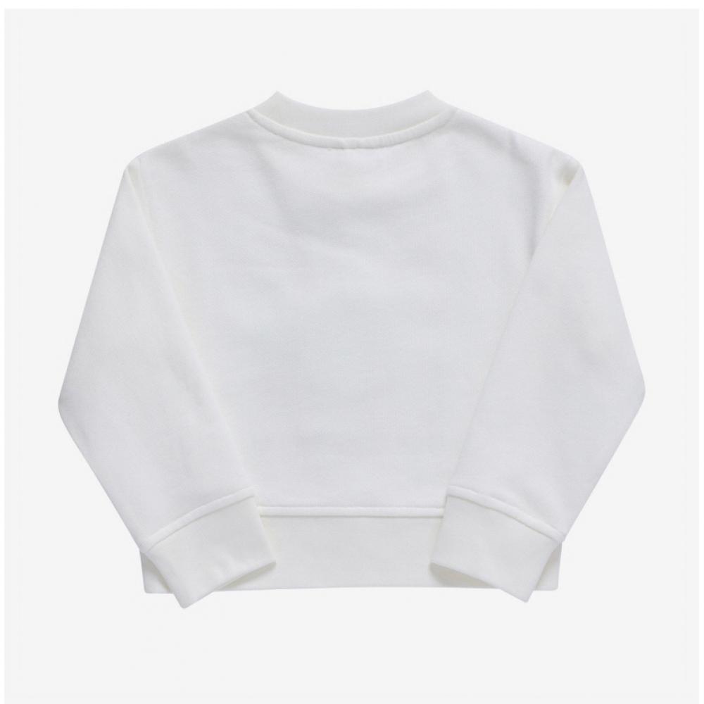 Stella McCartney Tt4a40 Z0447 101 Regenbogen-Logo-Print Kinder-Sweatshirt