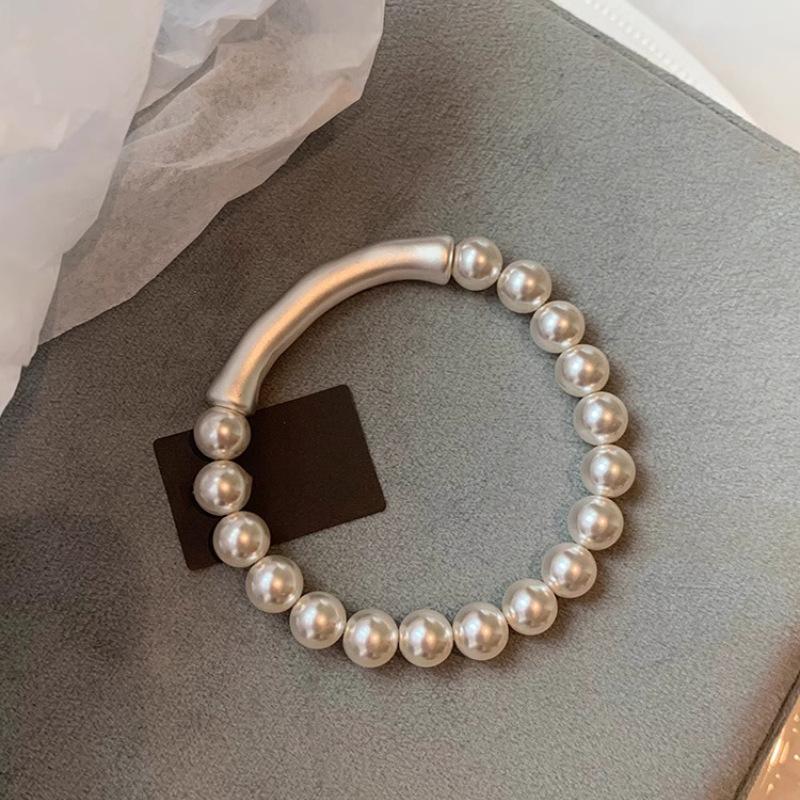 

PANJBJ 925 Sterling Silver Babysbreath Bead Bracelet For Women Stars Frosting Double Layer Sweet Jewelry Party Gift Dropshipping