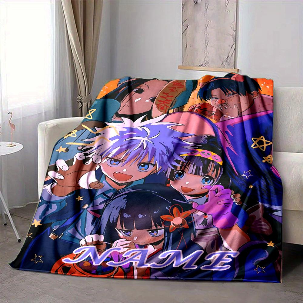 Custom 1pc Adventure Future World Blanket, Soft And Comfortable Blanket, Casual Warm, Camping Travel Blanket, Birthday Gift Q912131
