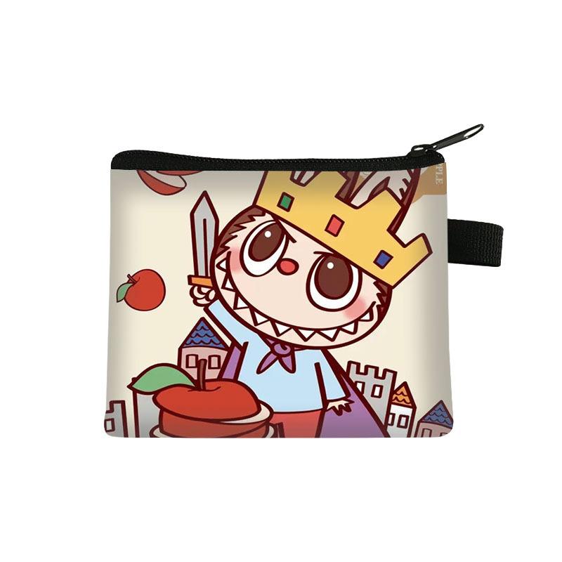 New Labubu Children's Coin Purse Student Cartoon Bag Trendy Mini Storage Bag