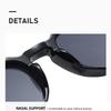 High End Fashion Square Near Sight Eyeglasses for Women Versatile New Trends Popular Polygonal Myopia Sunglasses UV-resistant Goggles Eye Protection