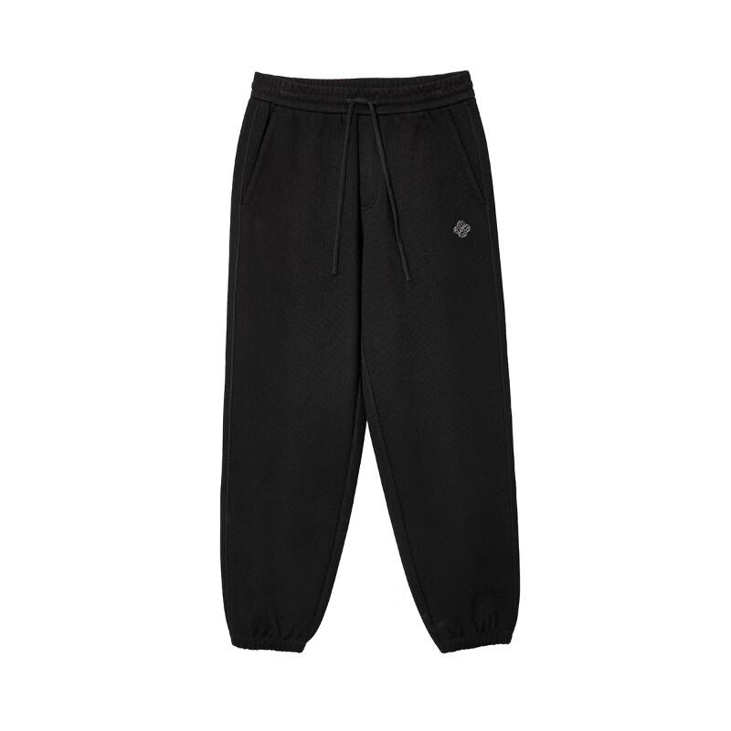 JACK&JONES Men's Waffle Knit Fleece Drawstring Sweatpants