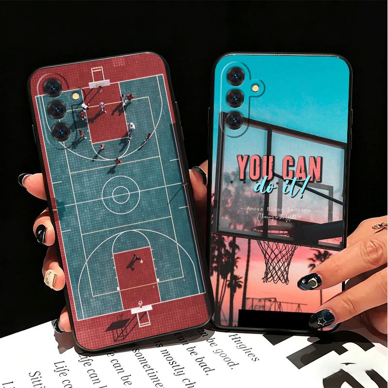 Basketball Sports Aesthetics Soft Phone Case for Samsung A17 A37 A57 A16 A26 A36 A56 A15 A25 A35 A55 A14 A24 A34 A54 A13 A23 A33
