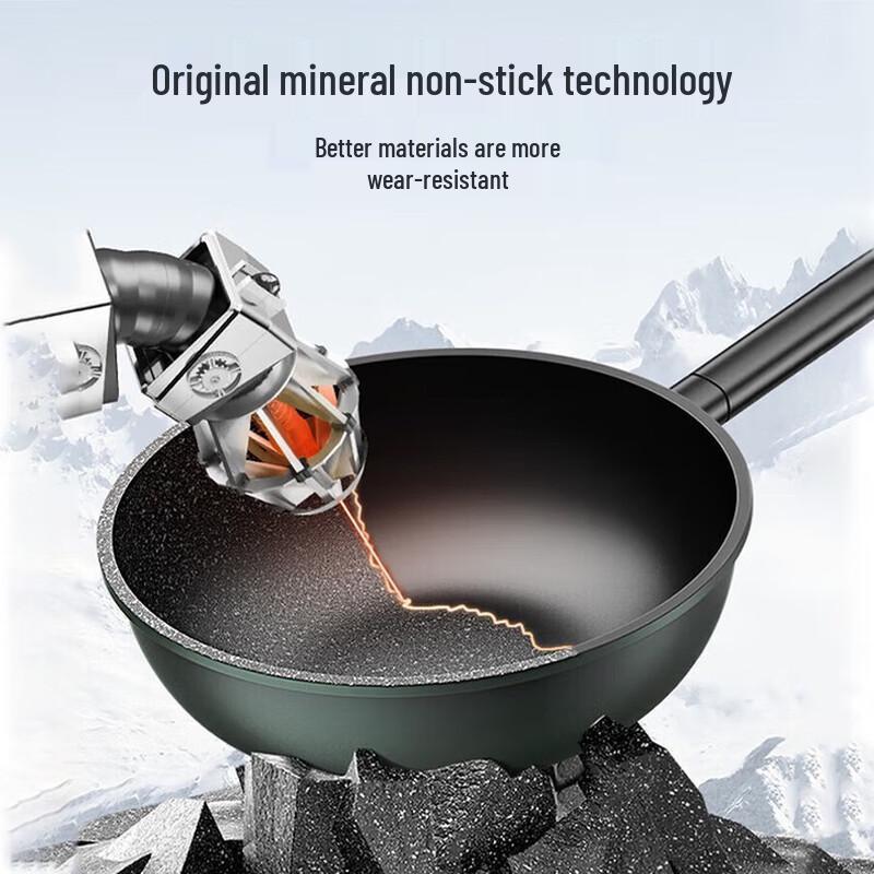 Maifan Stone Non-Stick Cast Iron Wok