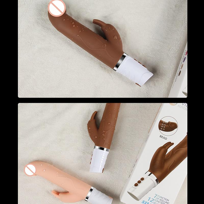 Teleskopický vibrátor dildo pro ženy Stimulátor klitorisu Hračka pro dospělé Erotický sexuální automat Produkty Žena Vagina Strapon Masturbátor Orgasmus