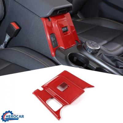 Interior Window Lift Switch Cover Trim For Ford Bronco +Red Accessories ABS