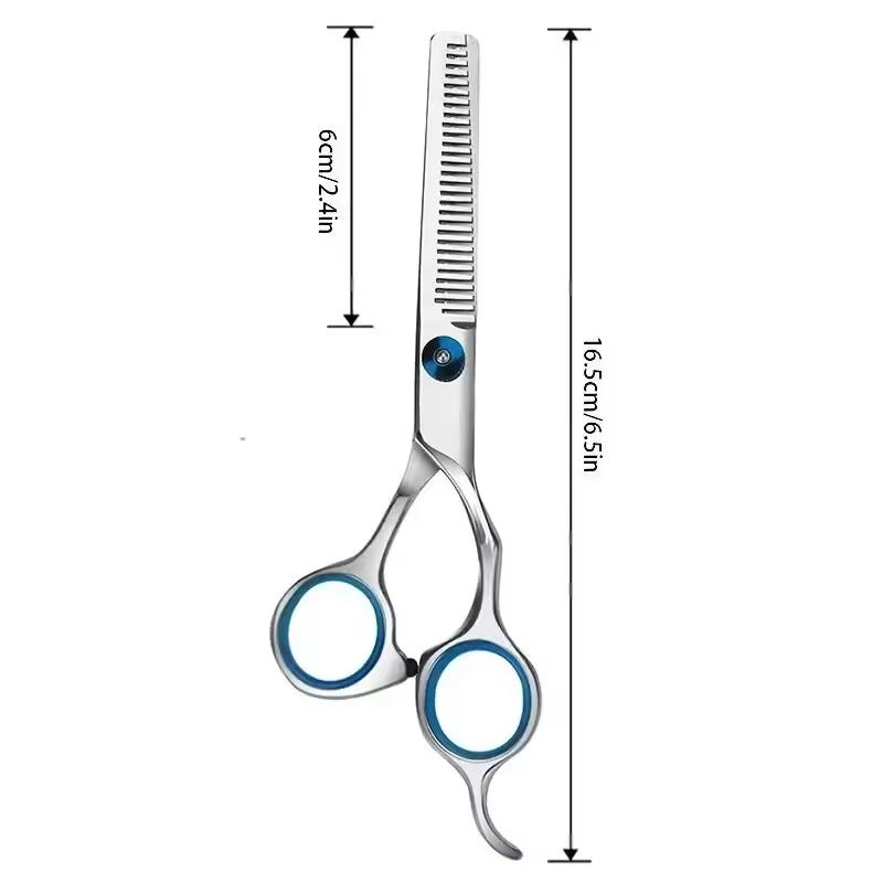 Household Pet Grooming Shears Smooth Cutting Round Head Scissors for Puppy Kitten