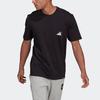 Adidas T Shirts Men's Black Crew Neck Moderate Straight Fit GN8181