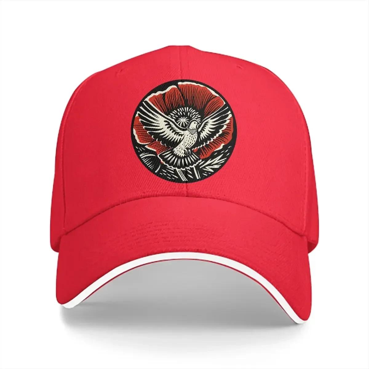 Summer Cap Sun Visor Pales Hip Hop Caps Peace Dove Peaked Hats One Size