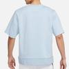 Nike Men's Solid Color Crew Neck Quick-Dry Printed Sports T-Shirt, Blue