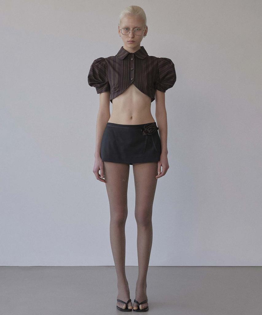SCULPTOR Good Girl Micro Skirt Black