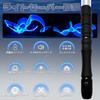 YDD Lightsaber with LED Metal Force Sound Rechargeable Sword Hilt and Blue Blade, Hilt, FX, Effects, Sensor, Light-Up (Black Blade)