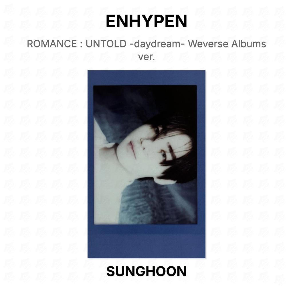 ENHYPEN-ROMANTIK : UNTOLD -daydream- Weverse Alben Version. Offizielle Fotokarte