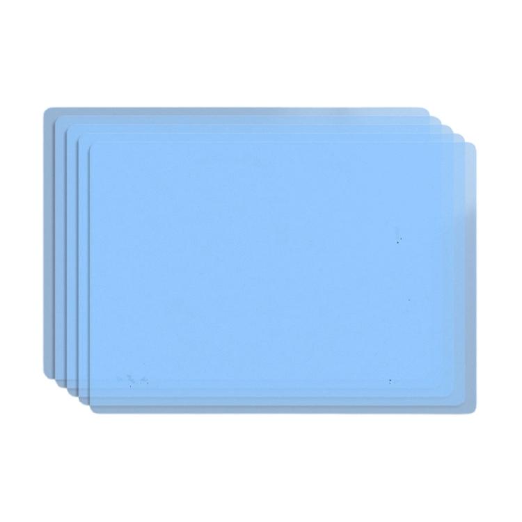 5 Pcs A3 A4 Clear Writing Pad Plastic Writing Mats Portable Exam Board For Students Exams Homework