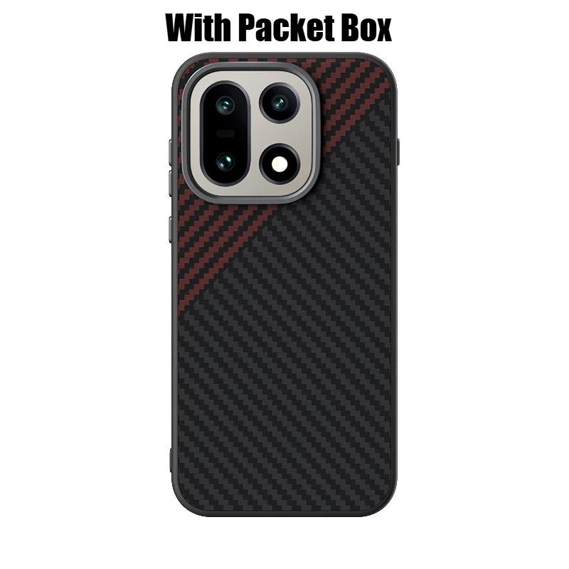 Husă Premium Model Fibră de Carbon Kevlar Pentru OnePlus 15 1+13T 13S TPU+PC Încărcare Wireless Magnetică Hard Obiectiv Acoperire Protecție Completă