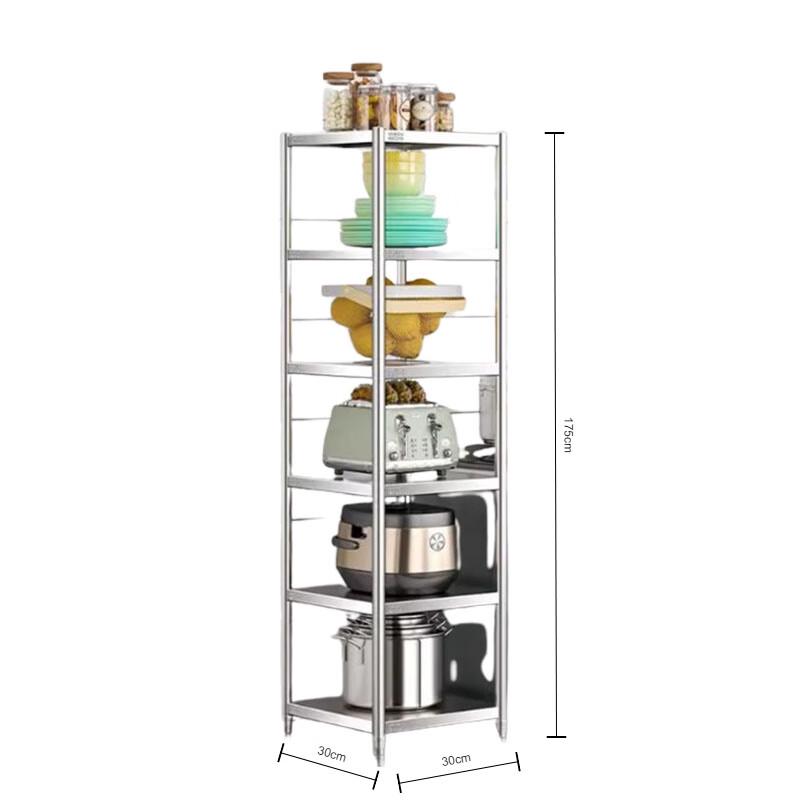 6-Tier Carbon Steel Kitchen Utility Rack