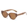 Retro Cat Eyes Foldable  New High-End Fashion-Proof Sun Protection And Ultraviolet Narrow Frame Sunglasses 9674