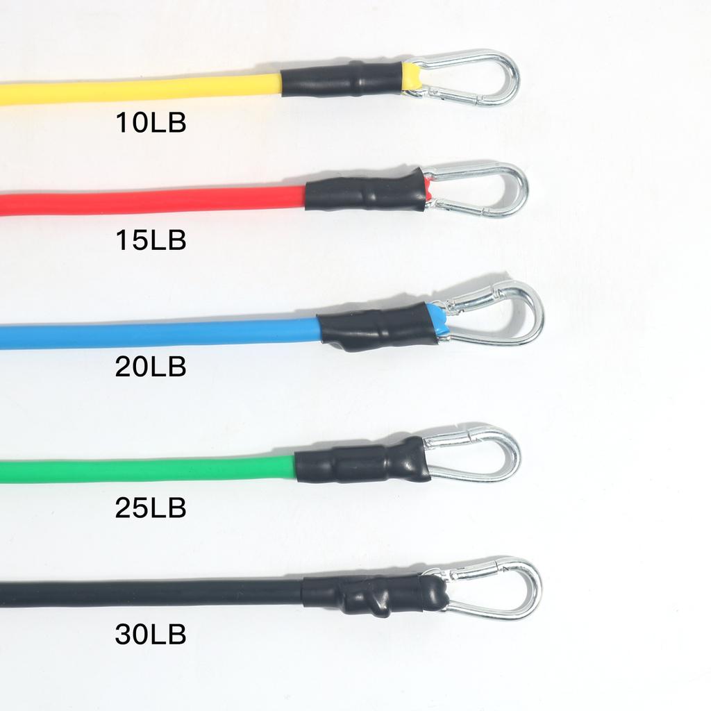 11 Piece Set Of Stretchers Tension Bands TPE Tension Ropes And Straight Line Tension Bands Muscle Training And Fitness Equipment Kit