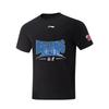 Li Ning T Shirts Unisex Black Crew Neck AHSVE61-1T